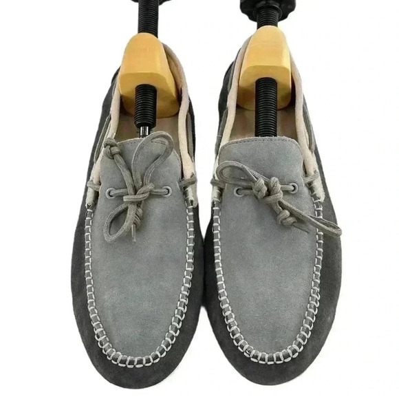 Cole haan grand OS mens driving flats 11 multicolored suede boatshoes loafers main image 12